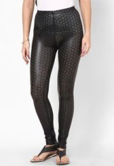 Youshine Embroidered Black Legging women