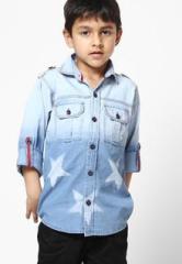 Zucchini Light Blue Casual Shirt boys