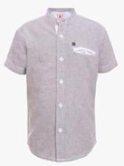 Ufo Beige Casual Shirt boys