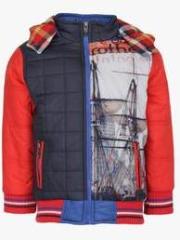 Waves Navy Blue Winter Jacket boys