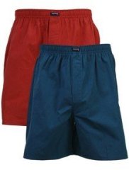 Phosphorus Blue & Red Color 2 Pack Boxers men