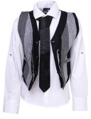 Napoleon Black Party Shirt boys