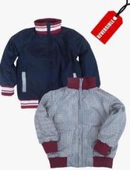 Oye Navy Blue Winter Jacket boys