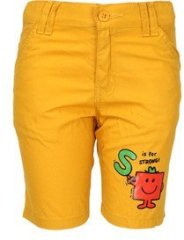 Kidsville Mr. Men Little Miss Yellow Shorts boys