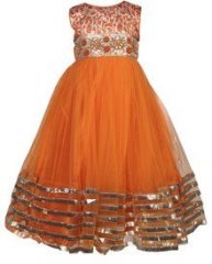 Betty Orange Party Dress girls