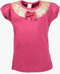 Petals Magenta Casual Top girls