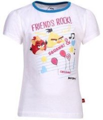 Angry Birds White Casual Top girls