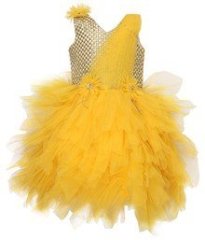 Kittens Yellow Party Dress girls