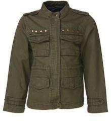 Mango Kids Olive Winter Jacket girls