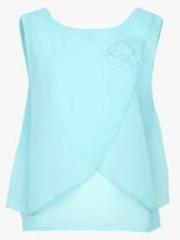 612 League Aqua Blue Casual Top girls