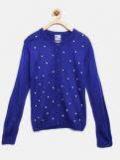 612 League Blue Beaded Cardigan Girls