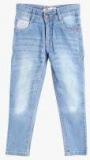 612 League Blue Regular Fit Mid Rise Clean Look Jeans Girls