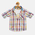 612 League Boys Multicoloured Checked Clothing Set