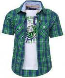 612 League Green Casual Shirt boys