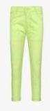 612 League Green Solid Trousers Girls