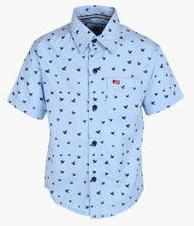 612 League Light Blue Casual Shirt boys