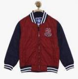 612 League Maroon Sweat Jacket Boys