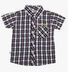 612 League Multi Checked Slim Fit Casual Shirt Boys