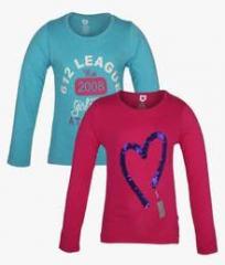 612 League Multicoloured Value Packs Tops girls