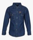 612 League Navy Blue Casual Shirt boys