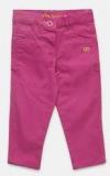 612 League Pink Solid Trouser girls