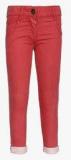 612 League Red Regular Fit Jeans Girls