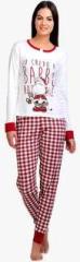 Coucou By Zivame Red Checked Pyjama Set women