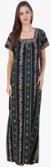 Masha Green Printed Gown women