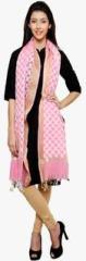 Uniscarf Pink Checked Dupatta women