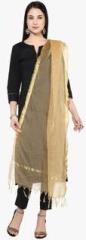 Dupatta Bazaar Golden Embellished Dupatta women