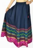 9rasa Cotton Hand Block Printed Border Skirt Women