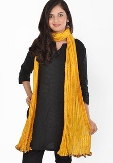 9rasa Lehariya Gota Poly Silk Dupatta women