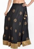 9rasa Printed Black Skirts Women