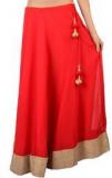 9rasa Red Embellished Skirt Women