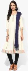 Tripti Navy Blue Solid Dupatta women