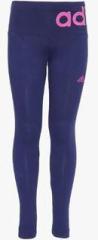 Adidas Yg W Co Navy Blue Track Bottom girls