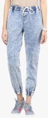 Alia Bhatt For Jabong Acid Wash Denim Joggers women