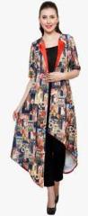 Dhavani Multicoloured Printed Shrug women