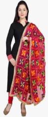 Dupatta Bazaar Pink Embroidered Dupatta women