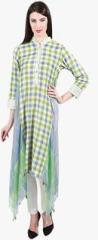 Loom 1905 By Rinku Sobti Multicoloured Checked Kurtas women