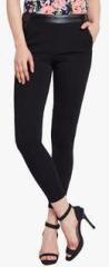 Mysin Black Solid Jeggings women