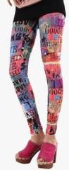 N-gal Multi Color Printed Legging women