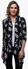 Purys Black Printed Shrug women