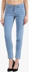 The Vanca Blue Mid Rise Regular Jeans women