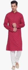 Very Me Pink Printed Kurta men