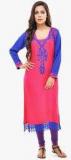 Aamii Pink Embroidered Kurta women