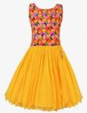 Aarika Yellow Party Frock Girls