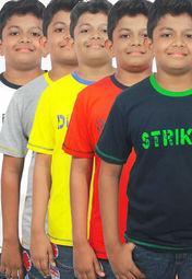 Actuel Pack Of 5 Assorted Value Packs T Shirt Boys