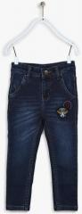 Adams Kids Navy Blue Slim Fit Jeans boys