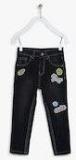 Adams Kids Navy Blue Slim Fit Jeans girls